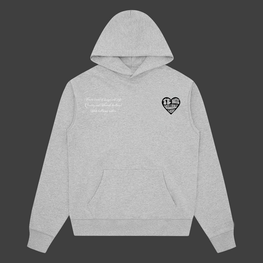 Wolf Grey Love Vontre Hoodie